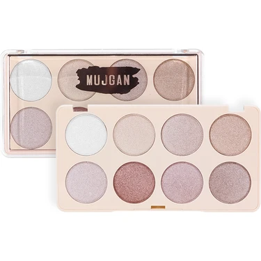 8 Renkli Sedefli Highlighter Far Paleti 843D No