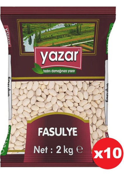 Çumra Fasulye 2 kg x 10 Paket