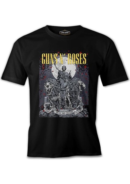 Guns N Roses - Not In This Life Siyah Erkek Tshirt