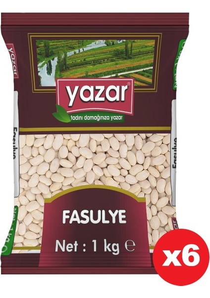 Kuru Fasulye 1 kg x 6 Paket