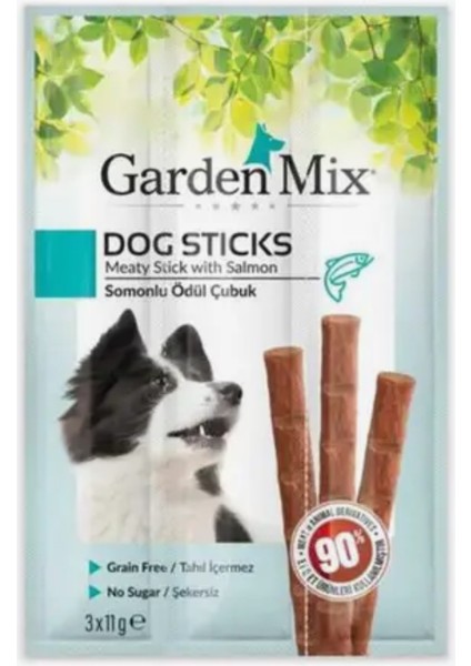 Mix Somonlu Köpek Ödül Çubuğu 3’lü 33 gr fiyatları