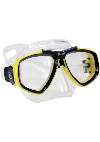 Focus Dalış Maskesi Şeffaf Sarı