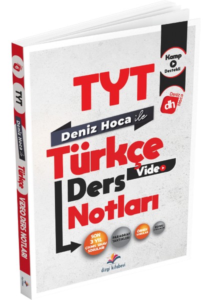 Deniz Hoca TYT Türkçe Video Ders Kitabı 2024-TYT Kamp Kitabı