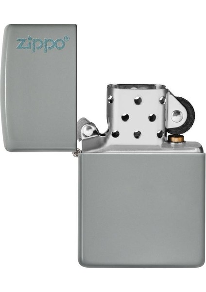 Çakmak 49452ZL-087045 Flat Grey Zippo Logo