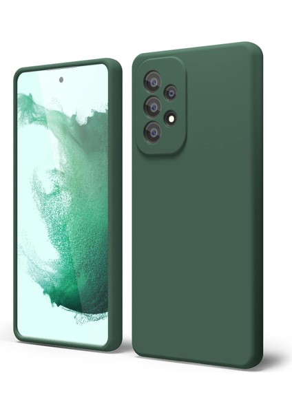 Samsung Galaxy A72 Uyumlu Soft Kadife Doku Lansman Kapak