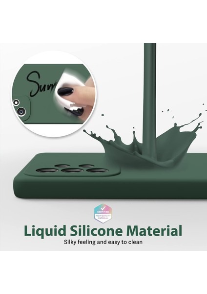 Samsung Galaxy A72 Uyumlu Soft Kadife Doku Lansman Kapak modelleri