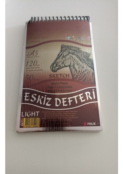 Çizim ve Boyama Kağıtı A5 60 Yaprak