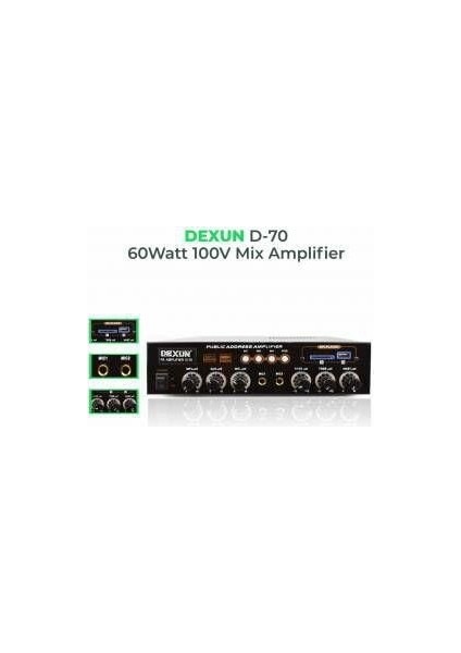 D-70 Trafolu Anfi 70 Watt USB Li