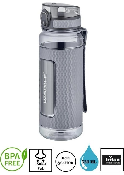 Chystal Diamond Tritan Su Matarası – 520 ml