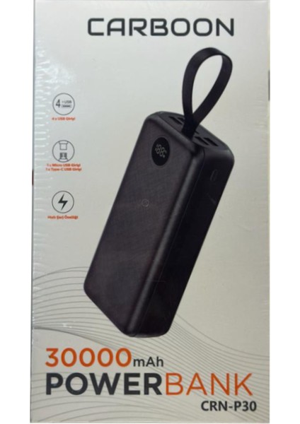 CRN-P30 30000MAH Tam Kapasite Powerbank