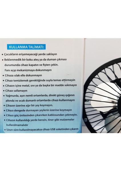 Metal USB Mini Fan Serinletici Masaüstü Fan modelleri