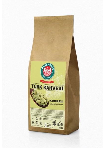 Mare Mosso Caffe Kakule Aromalı Öğütülmüş Türk Kahvesi 1 Kg.