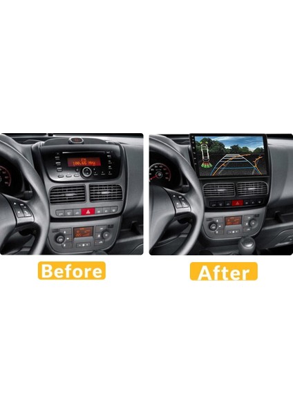 Fiat Doblo 2010-2015 Android Multimedya Carplay 9 Inc Hd IPS Ekran 4gb Ram /64GB Kamera Hediyeli fırsatları
