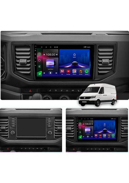Volkswagen Crafter Android Multimedya Carplayli 10 Inc Hd IPS Ekran 4GB/64GB Kamera Hediyeli modelleri