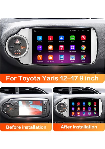 Toyota Yaris Android Multimedya Carplay 9 Inc Hd IPS Ekran 4/64GB Kamera Hediyeli fiyatları