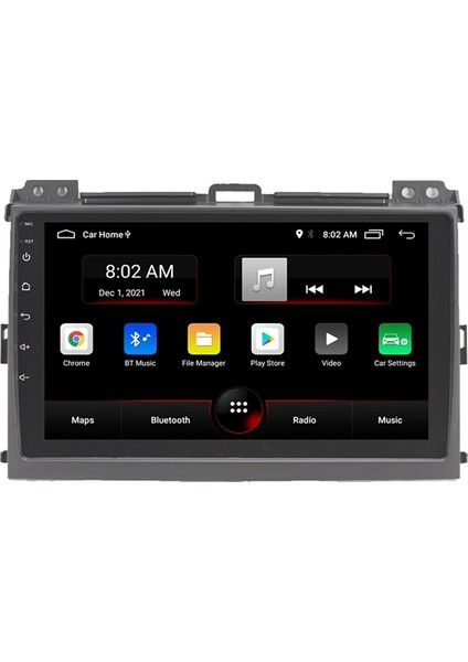 Toyota Prado 2004-2009 Android Multimedya Carplayli 9 Inc Hd IPS Ekran 4GB/64GB Kamera Hediyeli
