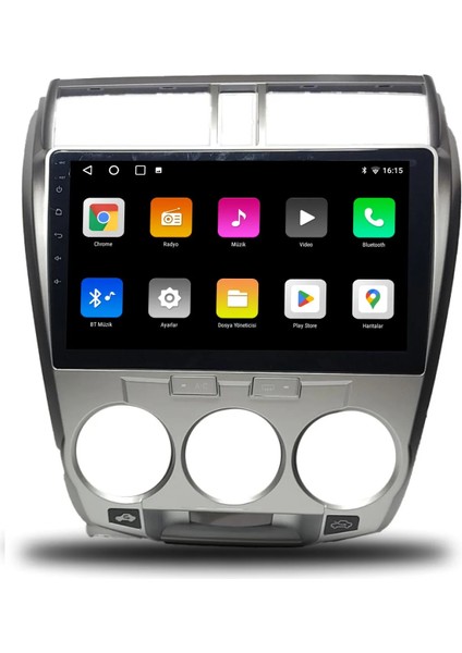 Honda City 2009-2011 Android Multimedya Carplayli 9 Inc Hd IPS Ekran 4GB/64GB Kamera Hediyeli fiyatları