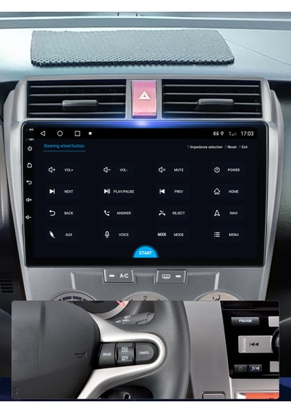 Honda City 2009-2011 Android Multimedya Carplayli 9 Inc Hd IPS Ekran 4GB/64GB Kamera Hediyeli fırsatları