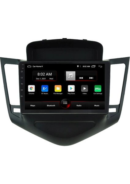 Chevrolet Cruze 2008 2012 Android Multimedya Carplay 9 Inc Hd IPS Ekran 4GB/64GB Kamera Hediyeli