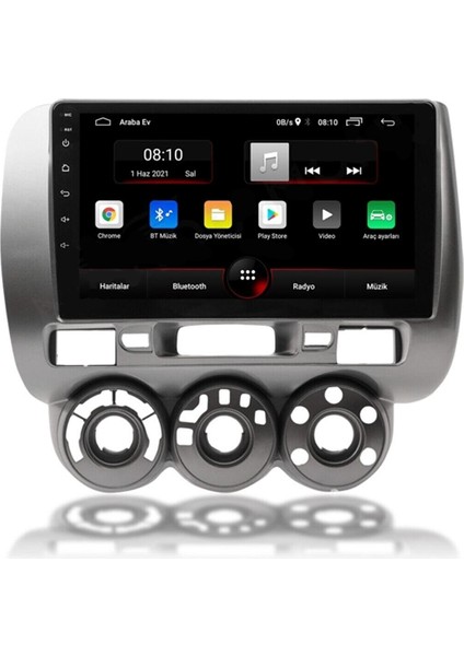Honda City Jazz Android Multimedya Carplay 9 Inc Hd IPS Ekran 4gb Ram /64GB Kamera Hediyeli fiyatları