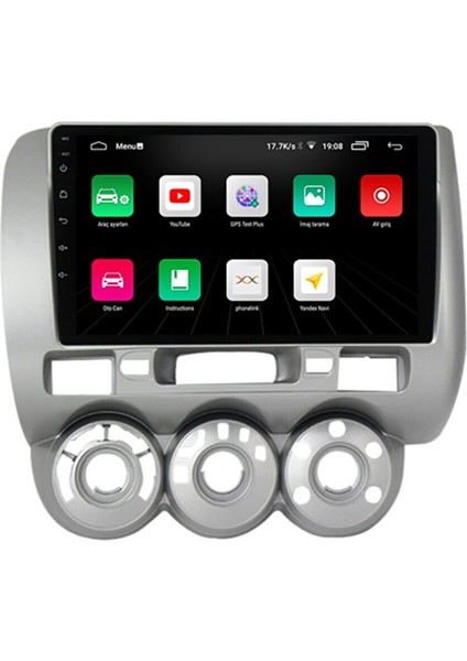 Honda City Jazz Android Multimedya Carplay 9 Inc Hd IPS Ekran 4gb Ram /64GB Kamera Hediyeli modelleri
