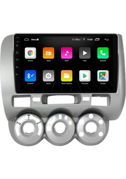 Honda City Jazz Android Multimedya Carplay 9 Inc Hd IPS Ekran 4gb Ram /64GB Kamera Hediyeli fırsatları