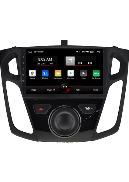 Ford Focus 3-4 Multimedya Carplay 9 Inc Hd IPS 4GB/64GB Android 12 Sürüm Park Kamerası Hediyeli