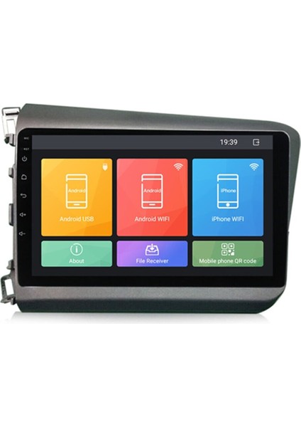 Honda Civic Fb7 Android Multimedya Carplay 9 Inc IPS Hd Ekran 4GB/64GB Kamera Hediyeli