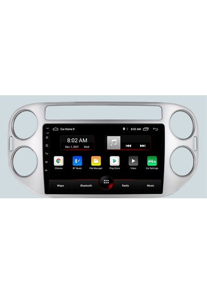 Volkswagen Tiguan 2006-2016 Android Multimedya Carplay 9 Inc Hd IPS Ekran 4GB/64GB Kamera Hediyeli