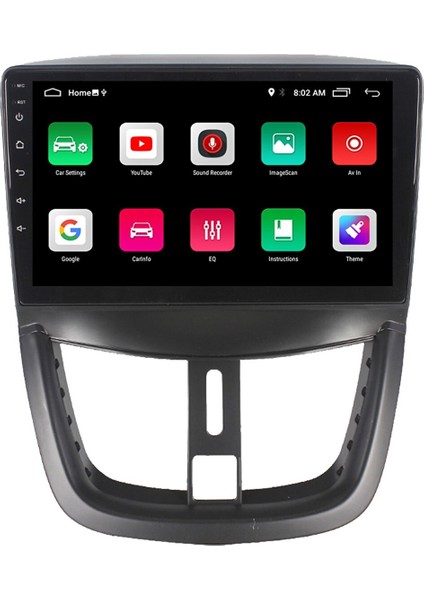 Peugeot 207 Android Multimedya Carplay 9 Inc Hd IPS Ekran 4GB/64GB Kamera Hediyeli fiyatları