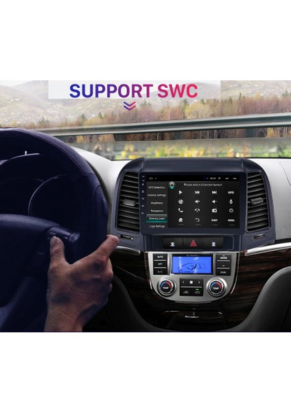 Hyundai Santa Fe 2006-2012 Android Multimedya Carplay 9 Inc Hd IPS Ekran 4GB/64GB Kamera Hediyeli indirimleri