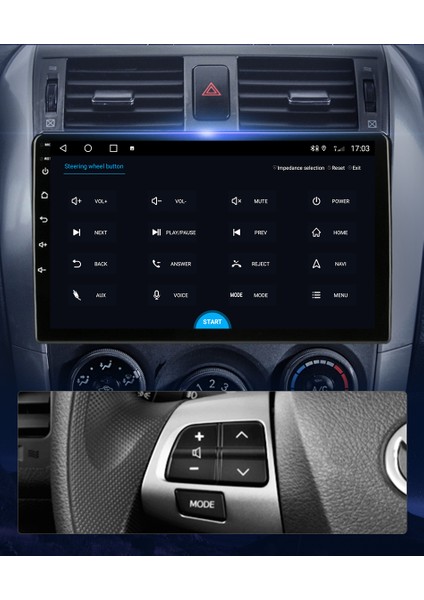 Toyota Auris 2006-2012 Android Multimedya Carplayli 9 Inc Hd IPS Ekran 4GB/64GB Kamera Hediyeli indirimleri