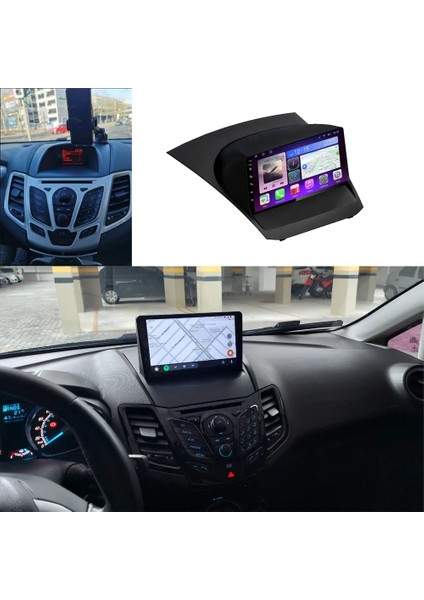 Ford Fiesta 2009-2018 Android Multimedya Carplay 9 Inc Hd IPS Ekran 4GB/64GB Kamera Hediyeli
