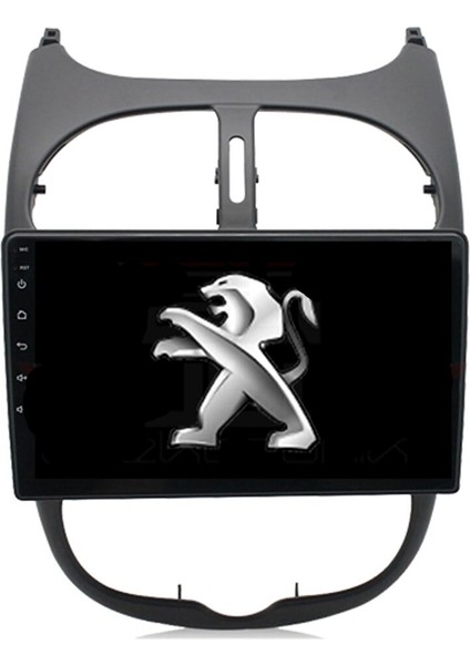 Peugeot 206 Android Multimedya Carplay 9 Inc Hd IPS Ekran 4GB/64GB Kamera Hediyeli