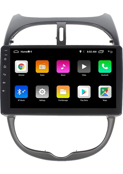 Peugeot 206 Android Multimedya Carplay 9 Inc Hd IPS Ekran 4GB/64GB Kamera Hediyeli modelleri