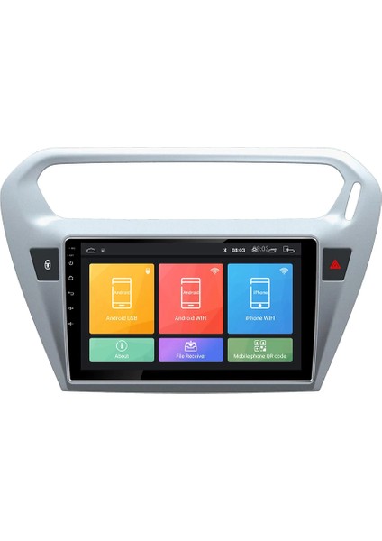 Citroenc Elyesee Multimedya 9inc Carplay 4GB/64GB Hd IPS Ekran Android 12 Sürüm Park Kamerası Hediye fiyatları