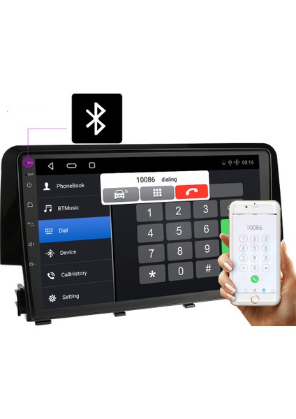 Honda Fc5 Android Multimedya Carplay 9 Inc Hd IPS Ekran 4gb Ram /64GB Kamera Hediyeli fırsatları