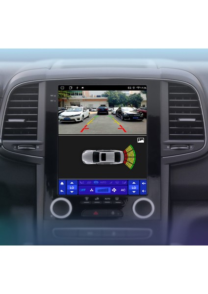 Renault Megane 4 Tesla Ekran Carplay Android Multimedya IPS Ekran 4gb Ram 64GB Hafıza Kamera Hediyeli