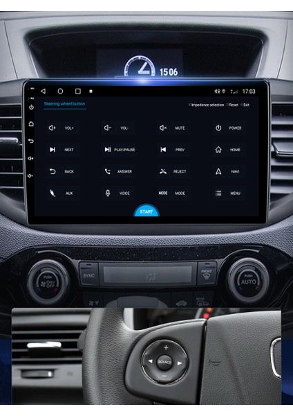 Honda Crv 2012-2018 Android Multimedya Carplayli 9 Inc Hd IPS Ekran 4GB/64GB Kamera Hediyeli fırsatları