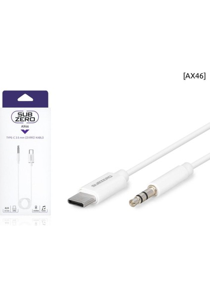 AX46 Type-C Aux Kablo