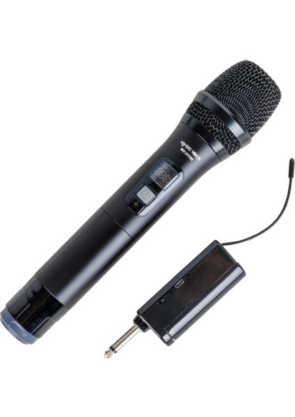 Magıcvoıce MV-21760 Uhf Ekranlı Kablosuz El Telsiz Mikrofon