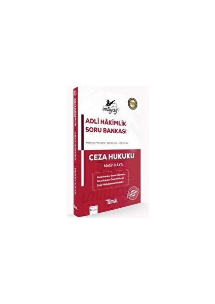 Imtiyaz Ceza Hukuku Soru Bankası – Metin Kaya