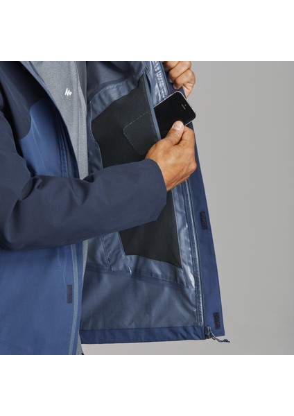 Quechua Erkek Outdoor Yağmurluk - Mavi / Lacivert - MH150 fiyatları