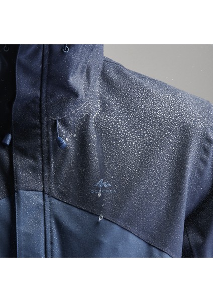 Quechua Erkek Outdoor Yağmurluk - Mavi / Lacivert - MH150 indirimleri