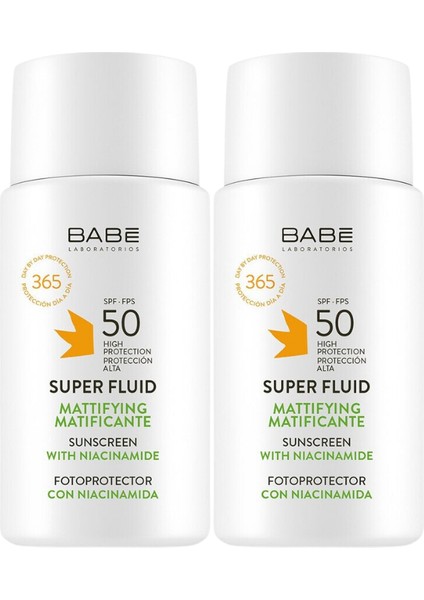 Super Fluid SPF50 Suya Dayanıklı Güneş Kremi 50ML X2 Adet