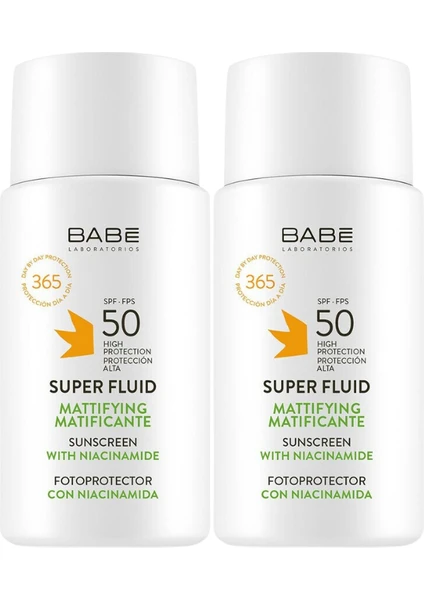 Super Fluid SPF50 Suya Dayanıklı Güneş Kremi 50ML  X2 Adet