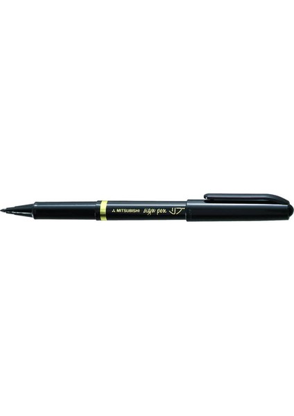 Akrilik Uçlu Imza Kalemi Mitsubishi Sign Pen 1.0 mm Siyah
