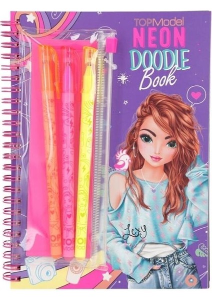 Topmodel Neon Kalem Setli Neon Doodle Kitap