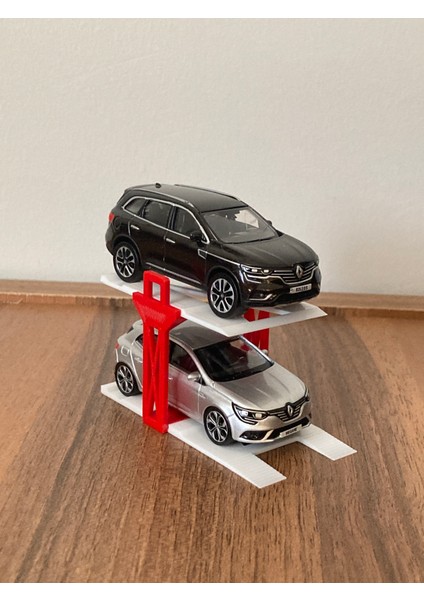 1:64 Ölçek Diaroma Araç Lifti (2 Araçlık)- Araçlar Dahil Değildir!