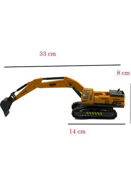 Oyuncak Excavator Kepçe Sürtmeli 33 cm